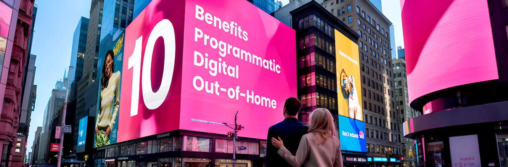 10 Benefits of Programmatic Digital-Out-of-Home (pDOOH)