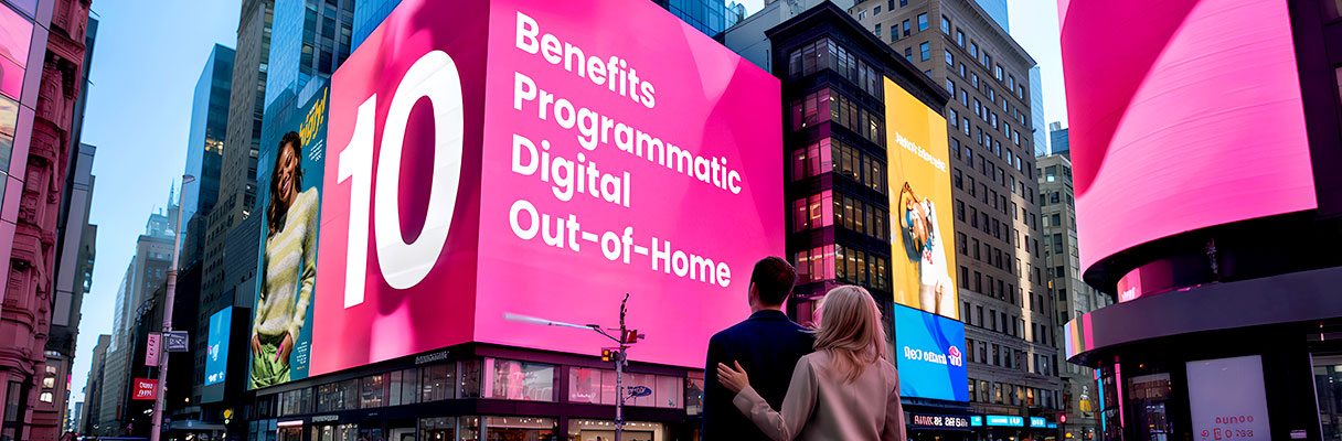 10 Benefits of Programmatic Digital-Out-of-Home (pDOOH)