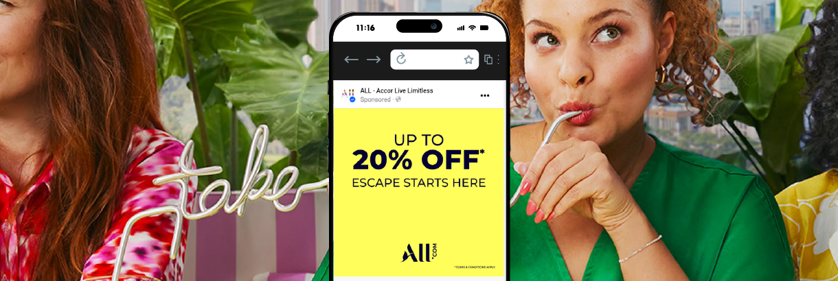 Accor Case Study: maximizing engagement on Meta with Outmax