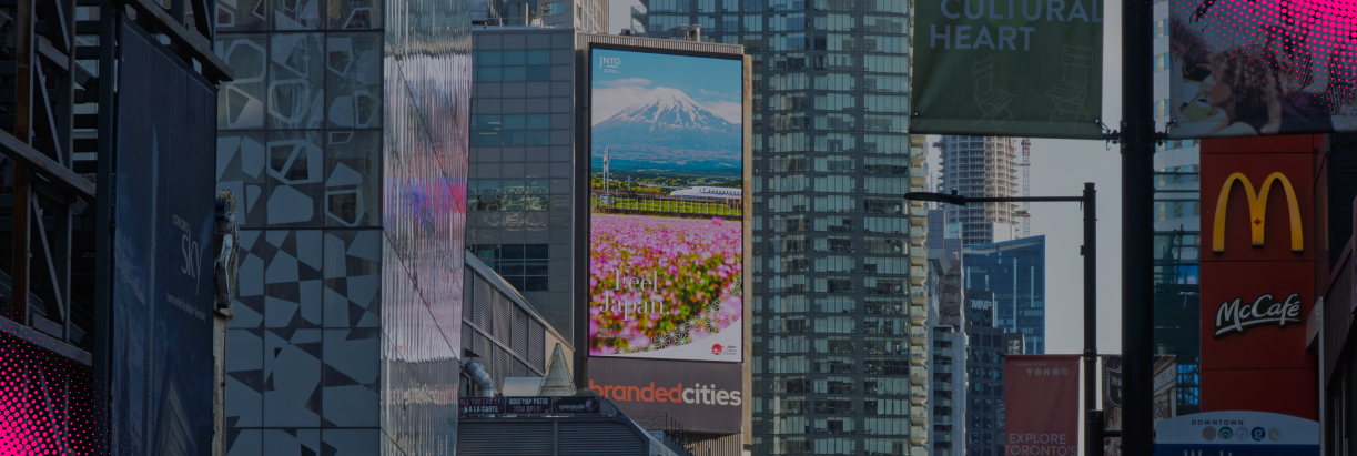 JNTO & Perion: Turning Toronto Audiences into Japan-Bound Travelers Through Programmatic DOOH