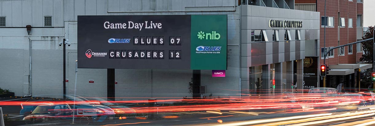 Real-Time Rugby, Real-Time Results: nib & Perion Score a Try in Programmatic DOOH