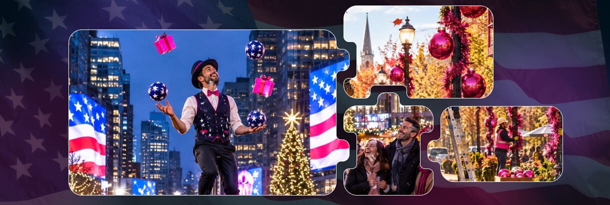 Election Day and the holiday season are colliding into one crowded window