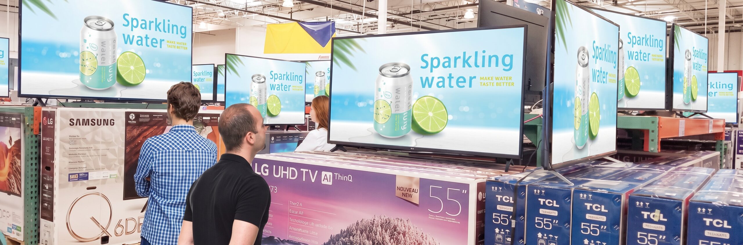Flavored Sparkling Water Campaign